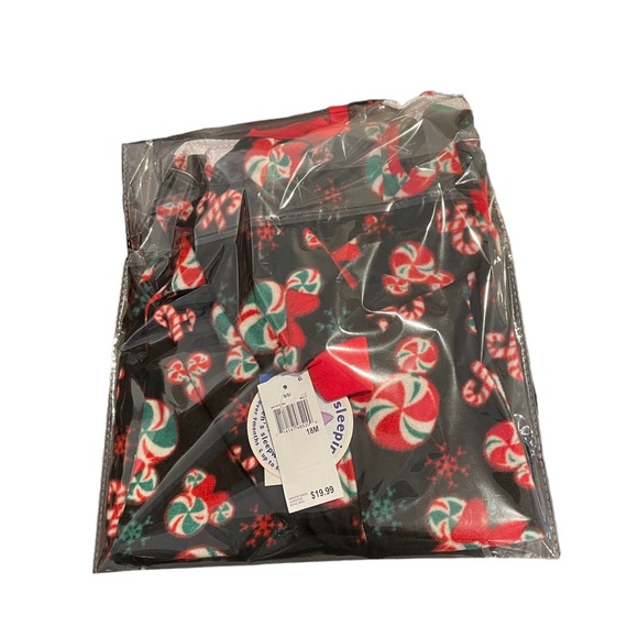 ‼️$7‼️Disney Mickey Minnie Sleep Pajamas Candy Canes and Peppermint Heads - Picture 8 of 8